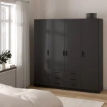 Sprint Wardrobe with 4 Doors and Drawers