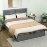 HOMCOM King Ottoman Bed with Gas Lift Storage