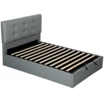 HOMCOM Double Ottoman Bed with Gas Lift Storage - Image 11