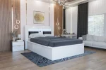 Ruby High Gloss Storage Bed with Bluetooth Speaker