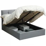 HOMCOM Double Ottoman Bed with Gas Lift Storage - Image 3