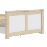 HOMCOM Single Pine Storage Bed with Drawers - Natural - Image 11