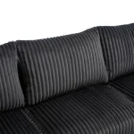 Gray Modular L-Shaped Sectional Sofa with Deep Seat - Image 7
