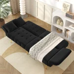 2-Seater Sofa Bed – Adjustable Backrests & Multi-Position Armrests - Image 10